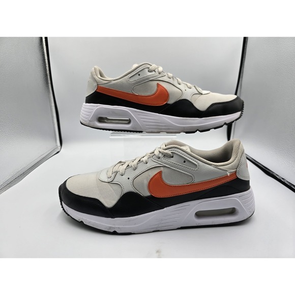 Nike Air Max SC Photon Dust Black White Orange Sneakers CW4555-018 Men's 12.5 - Picture 2 of 16